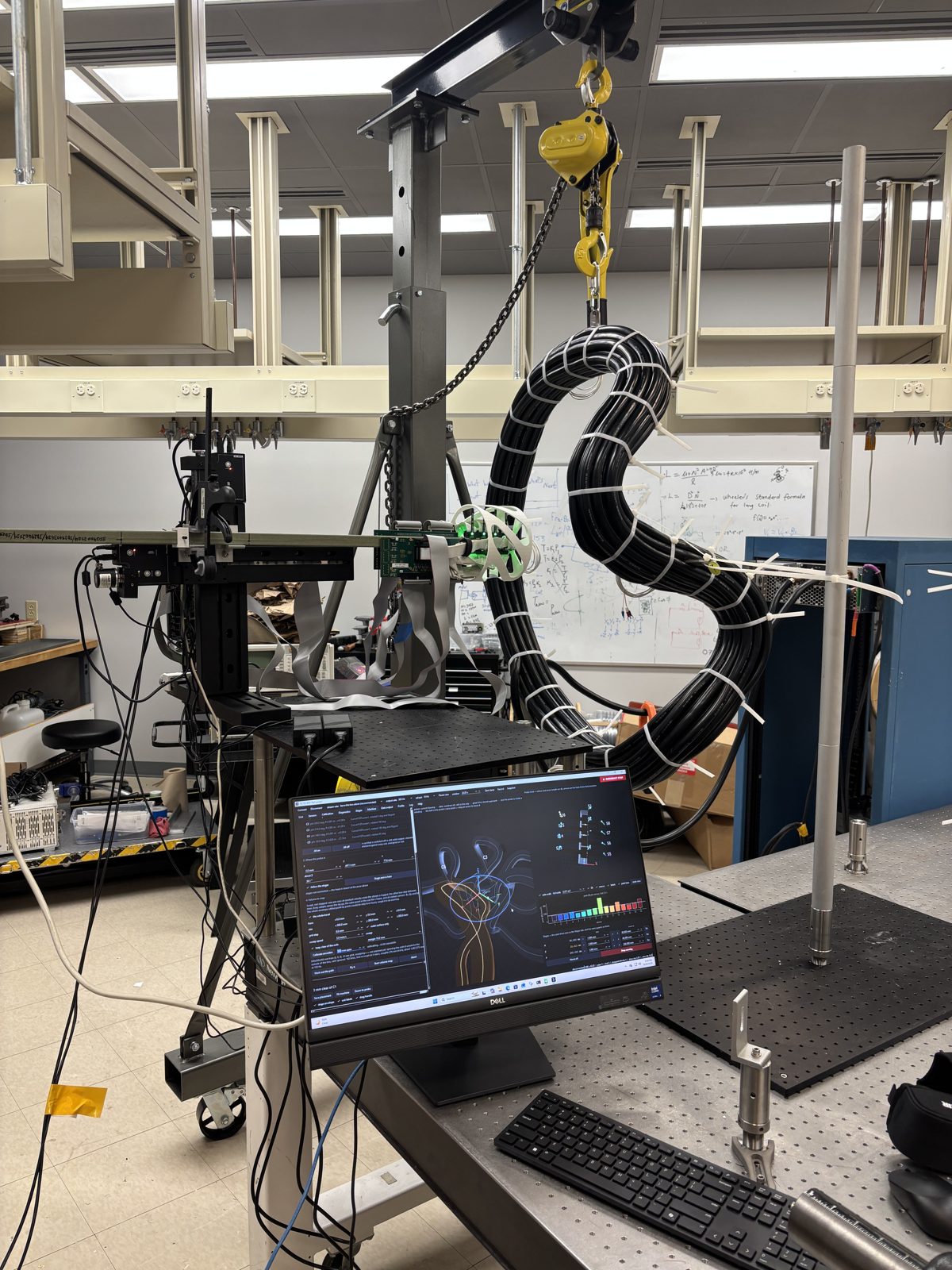 Probe at the coils