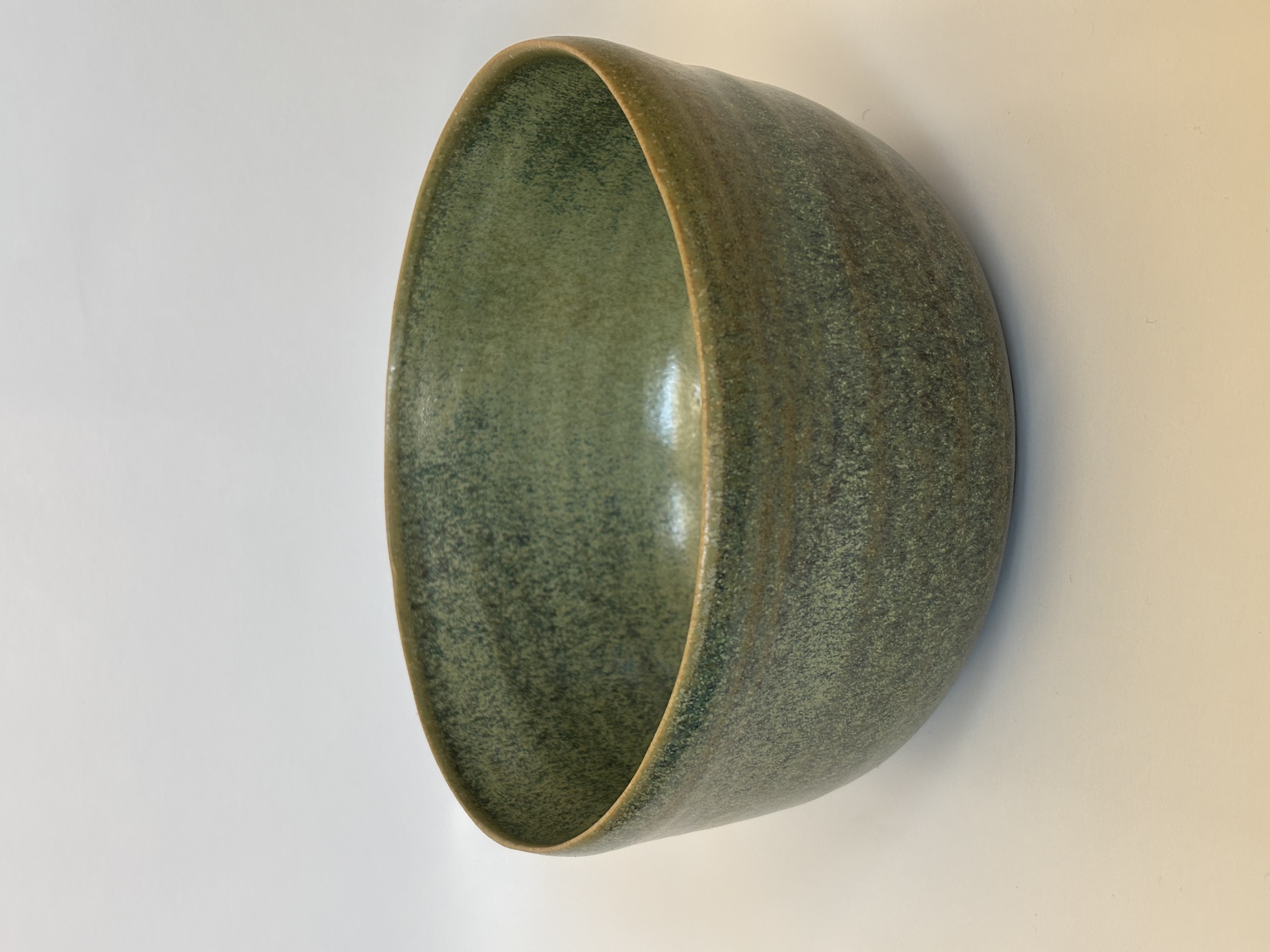Green glazed bowl